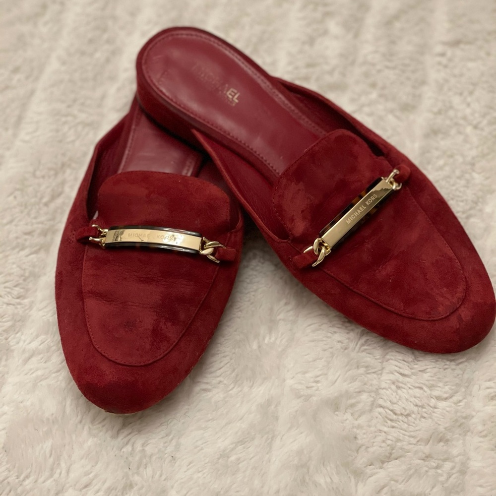MICHAEL Michael Kors Burgundy women’s mules size 7